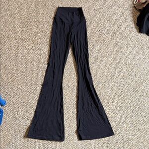 Aerie Black Flared Leggings